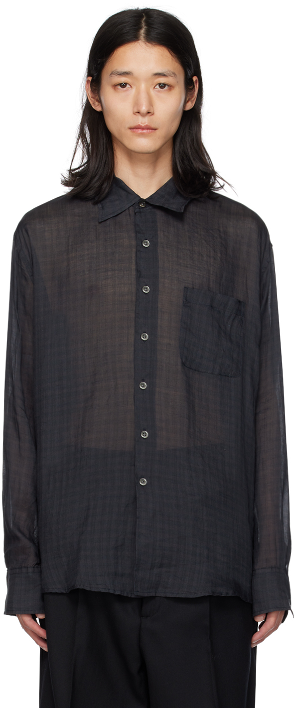 Our Legacy Black & Brown Above Shirt In Night Check Print | ModeSens
