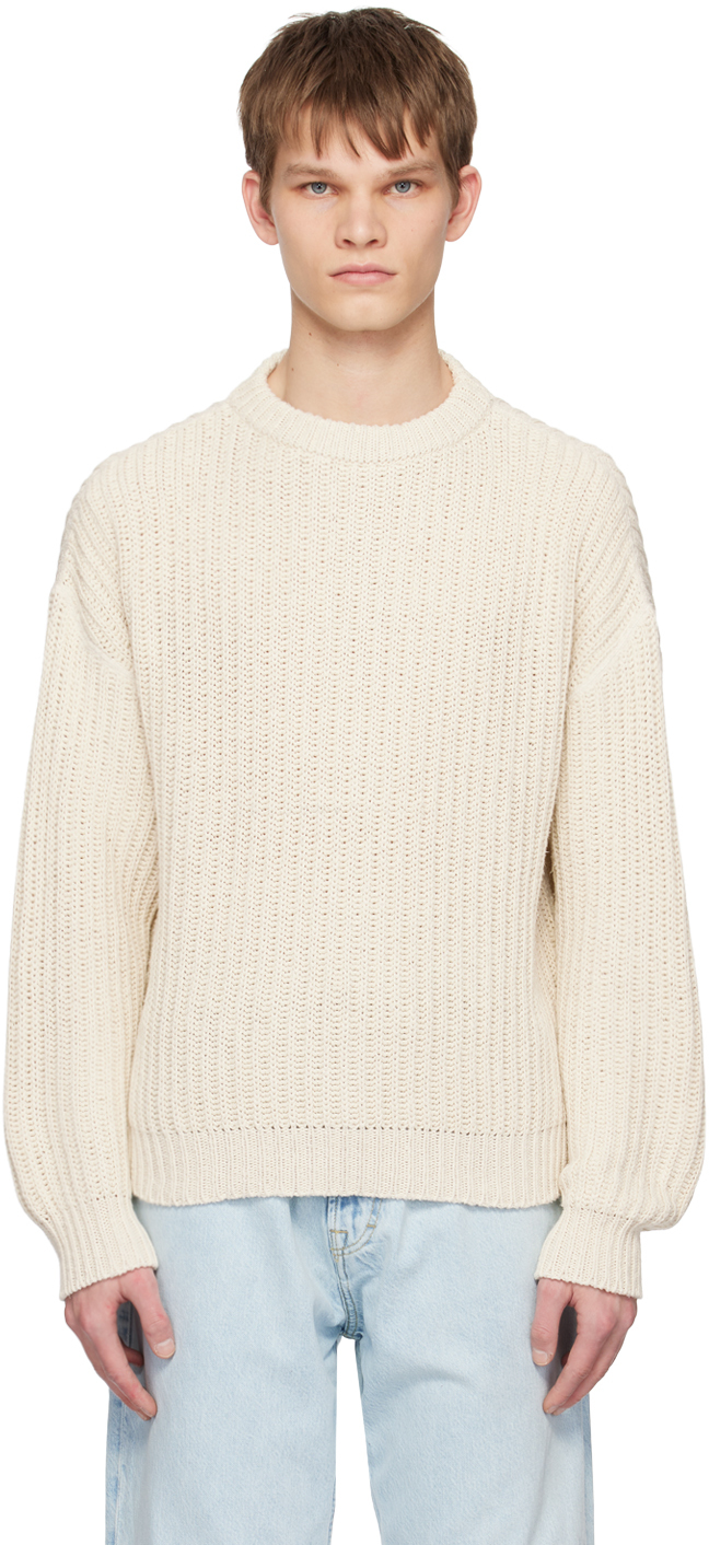 Shop Our Legacy Off-white Sonar Sweater In Naturelle Pure Silk