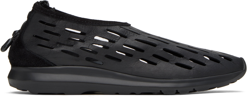 Shop Our Legacy Black Strainer Sneakers In Black Leather