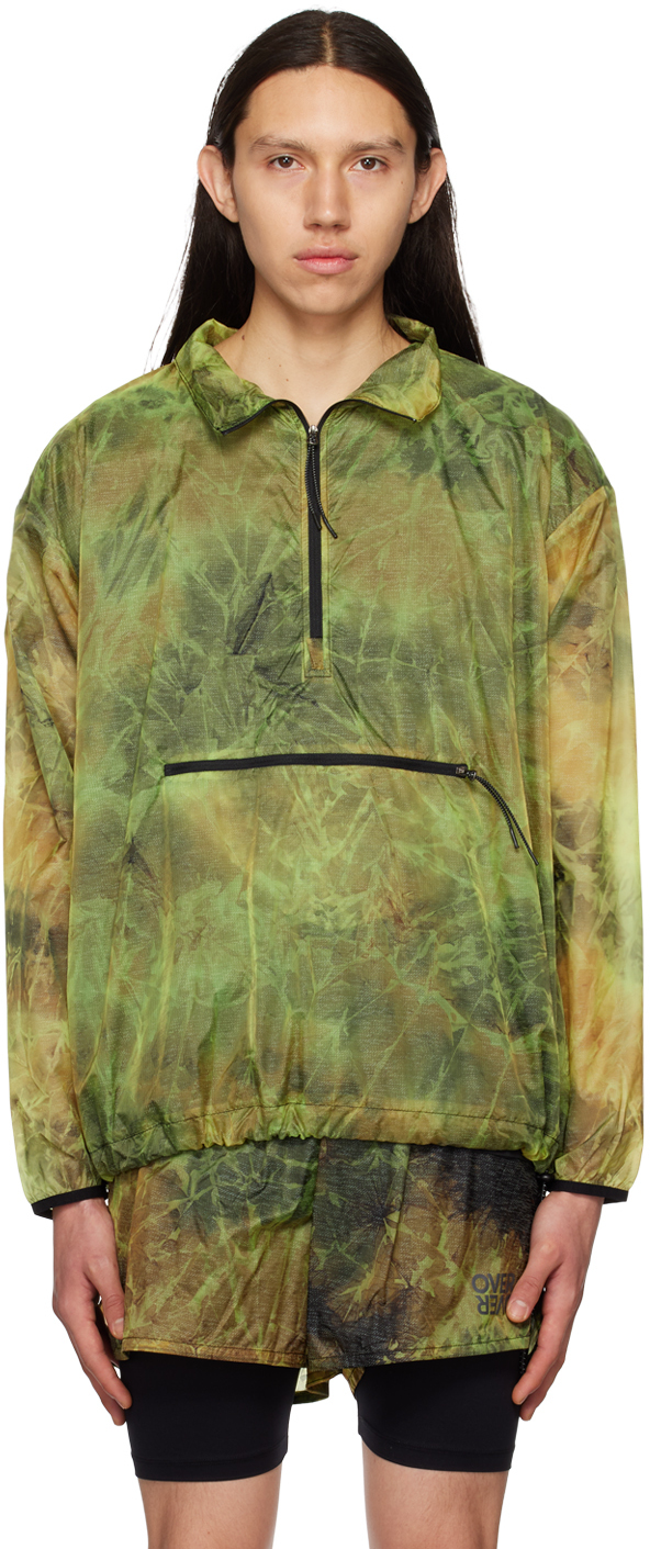 Over Over Green Pop Over Jacket In Forest Rain