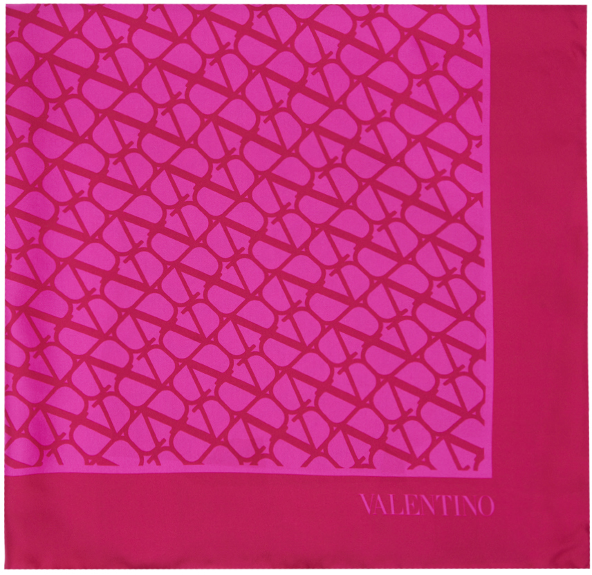 Valentino Garavani Women's Toile Iconographe Cashmere and Silk Knitted Scarf - White - Scarves