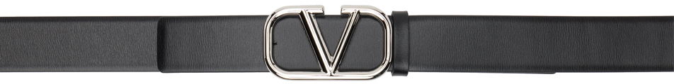 Black VLogo Belt