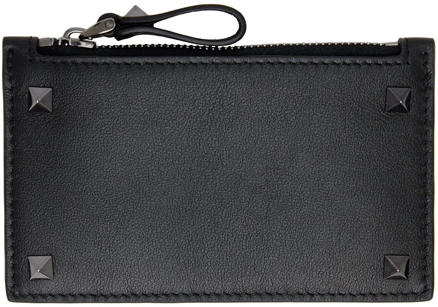 Black Studded Bifold Wallet SSENSE Men Accessories Bags Wallets 
