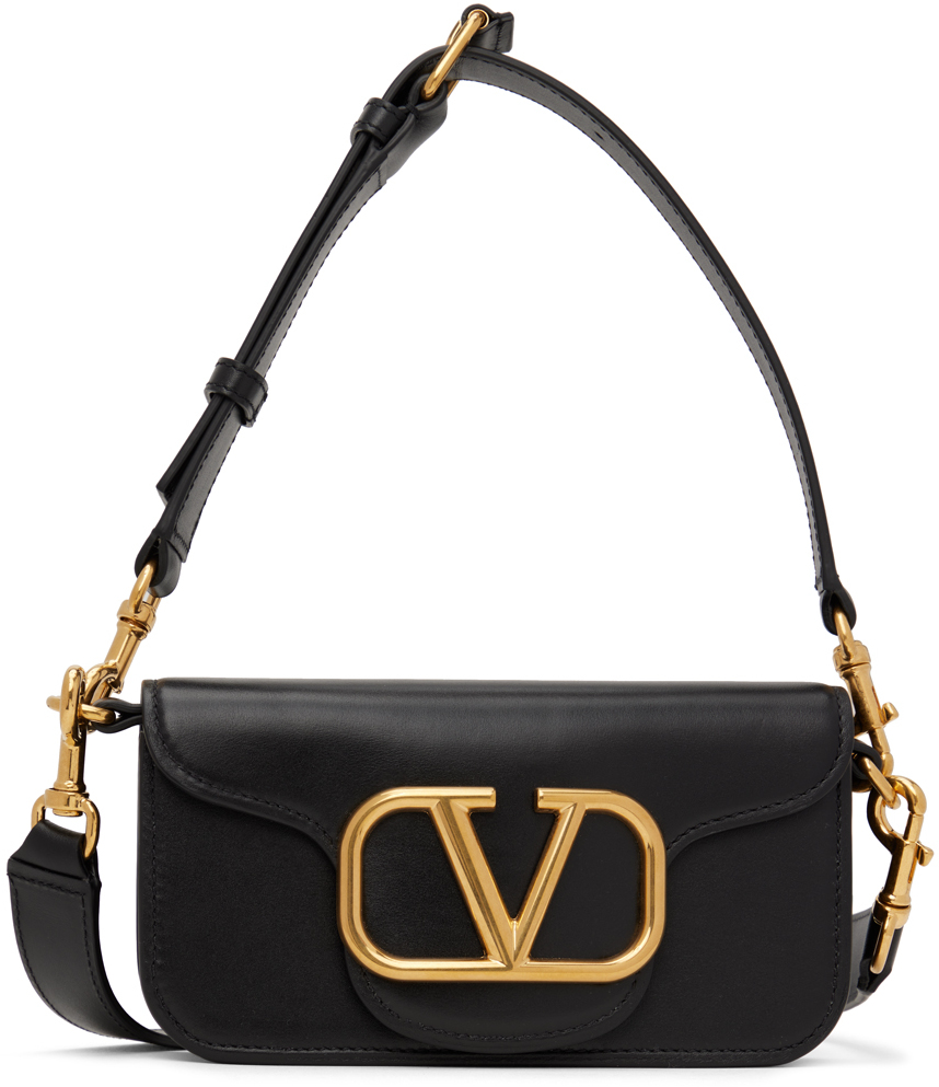 Valentino Garavani: Black Loćo Crossbody Bag | SSENSE