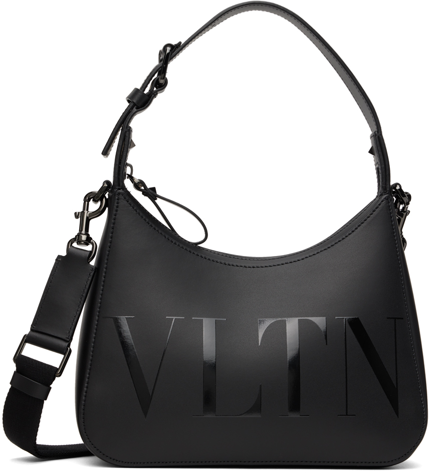 Valentino Garavani: Black 'VLTN' Bag | SSENSE Canada