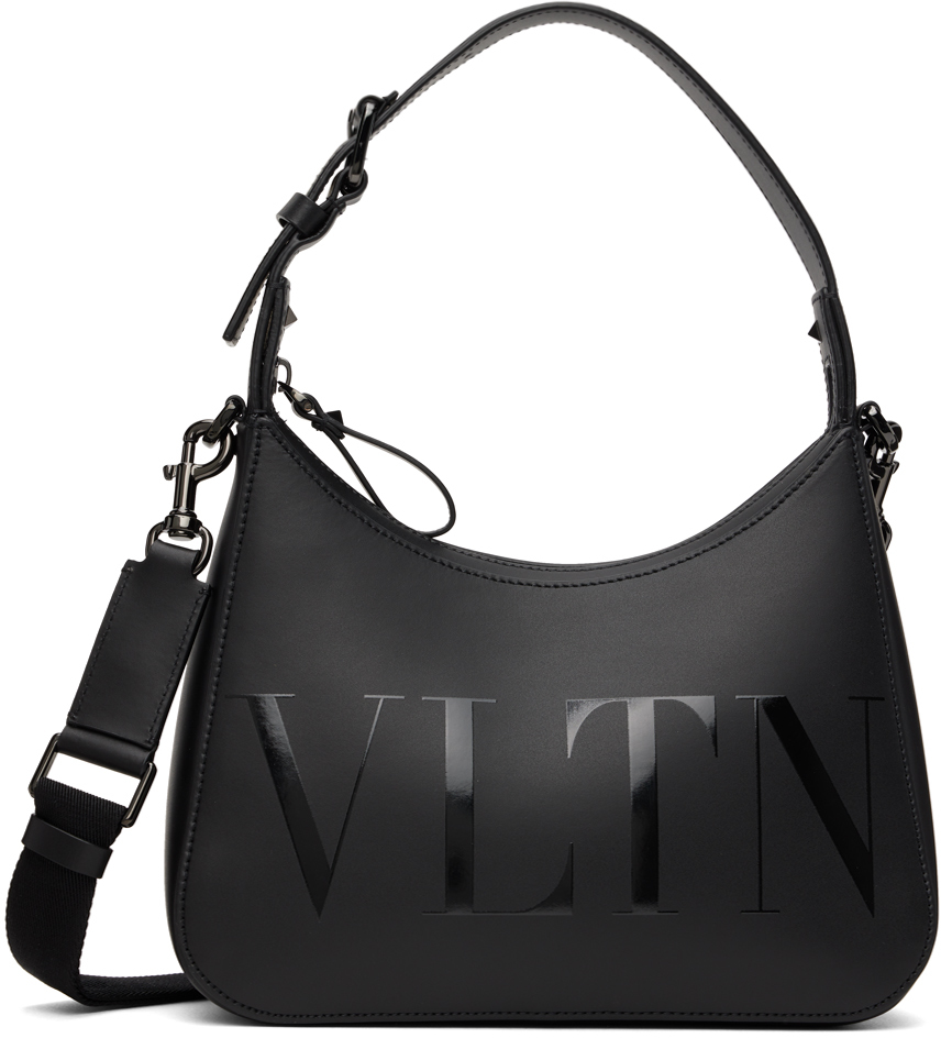 Valentino Garavani Black VLTN Bag SSENSE UK