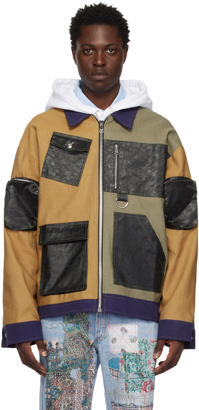 (D)IVISION MULTICOLOR PANELED JACKET