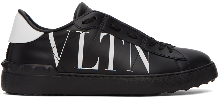 Valentino Black VLTN Sneakers SSENSE
