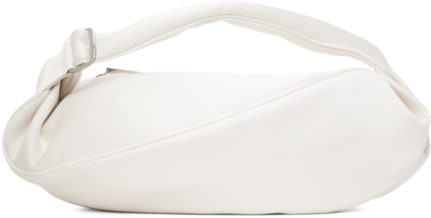 Issey Miyake White Torso Bag In 01 White