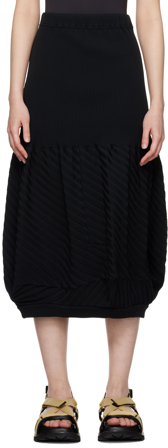 Issey Miyake Black Box Midi Skirt