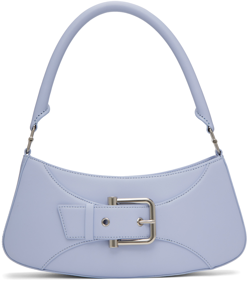 OSOI Blue Belted Brocle Bag