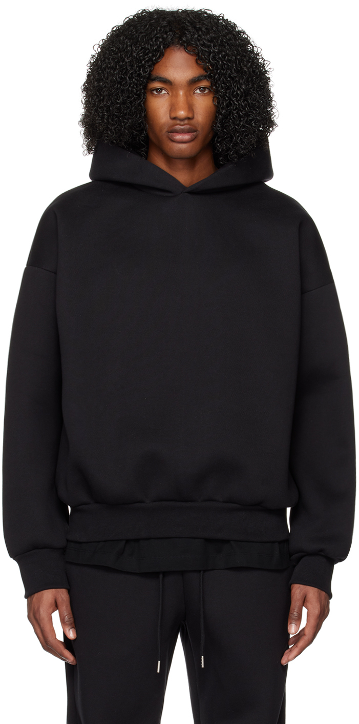 Seventh V2 Cotton Blend Hoodie In Black