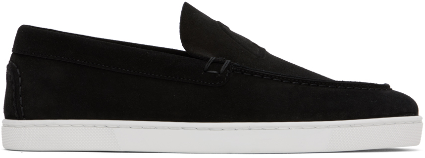 Christian Louboutin Men's Varsiboat Leather Boat Shoes