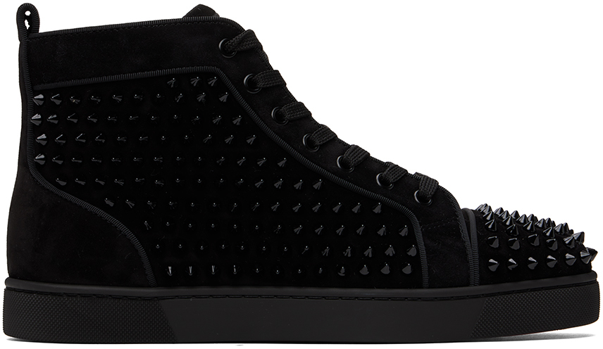 Christian Louboutin: Black Louis Orlato Sneakers | SSENSE