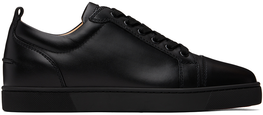 Christian Louboutin Black Louis Junior Sneakers In Cm53 Black/black