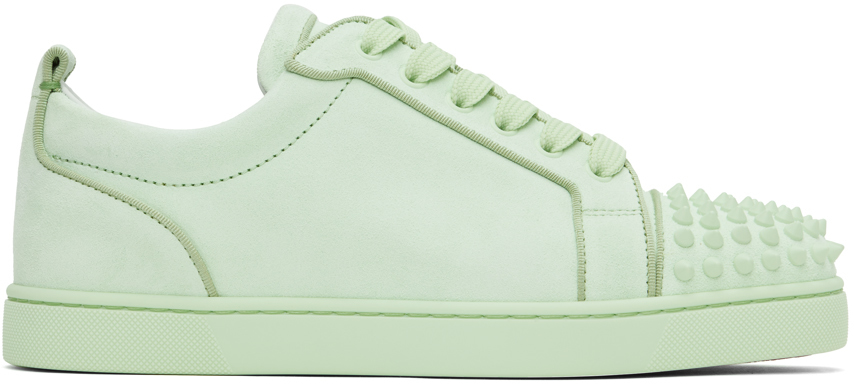 Christian Louboutin: Green Louis Junior Sneakers