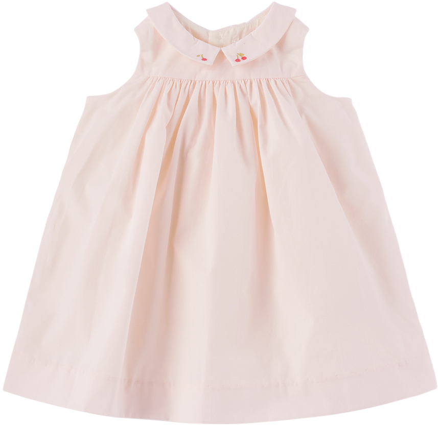 Baby Pink Celena Dress by Bonpoint on Sale