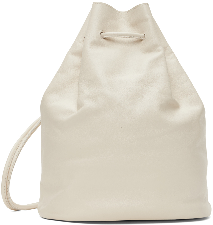 Nothing Written Off-white Bucket Bag In Ivory