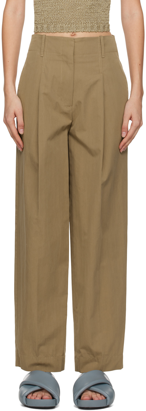 Nothing Written Brown Mailo Trousers In Camel