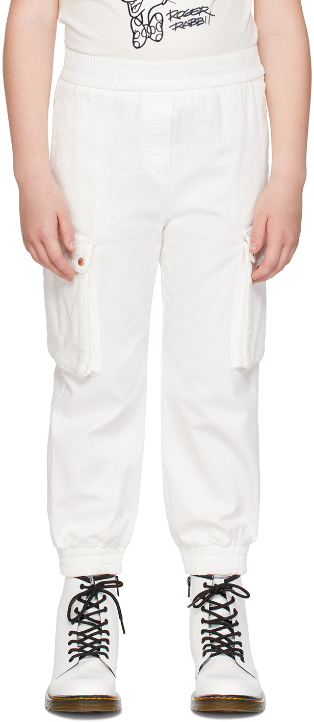 Boy White Linen-Cotton Pull-On Pant by Janie and Jack