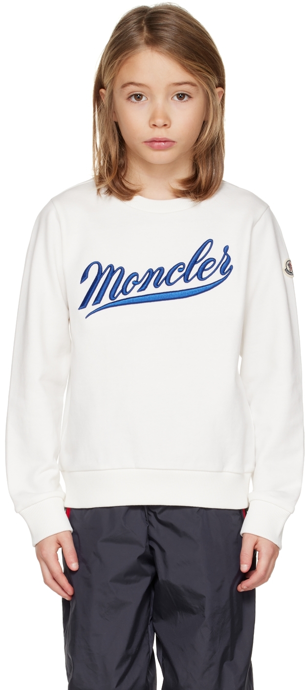 Moncler Enfant - White Logo Sweatshirt