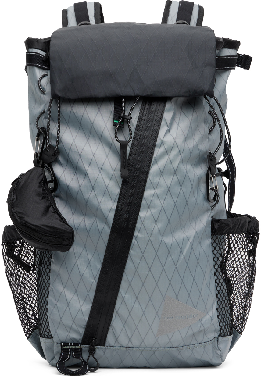 Gray & Black X-Pac 30L Backpack by and wander on Sale