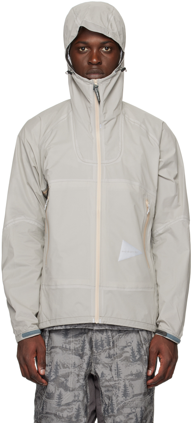 Gray 3L UL Rain Jacket