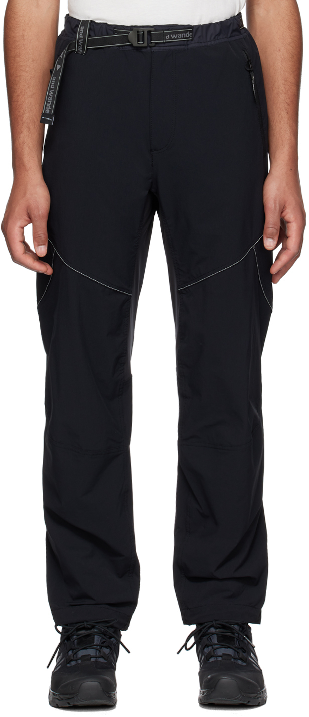 and wander Black NY Hiker Cargo Pants SSENSE Canada