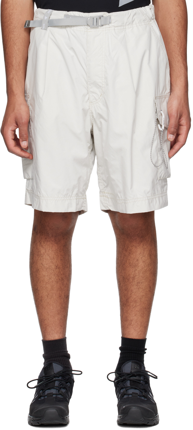 Off-white Oversized Cargo Shorts In 031 Off White