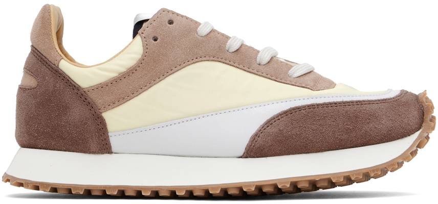 Spalwart Brown Tempo Low Trainers In Nougat