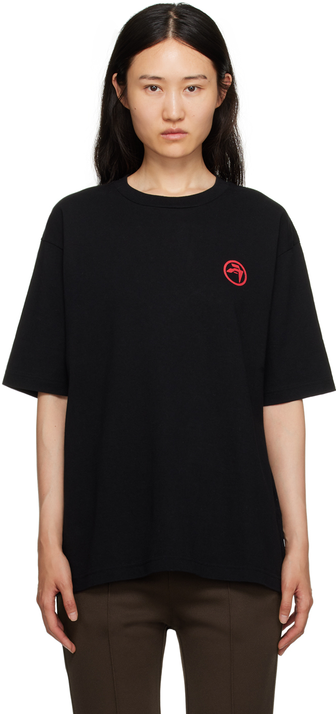 Black Graphic T-Shirt by AMBUSH on Sale