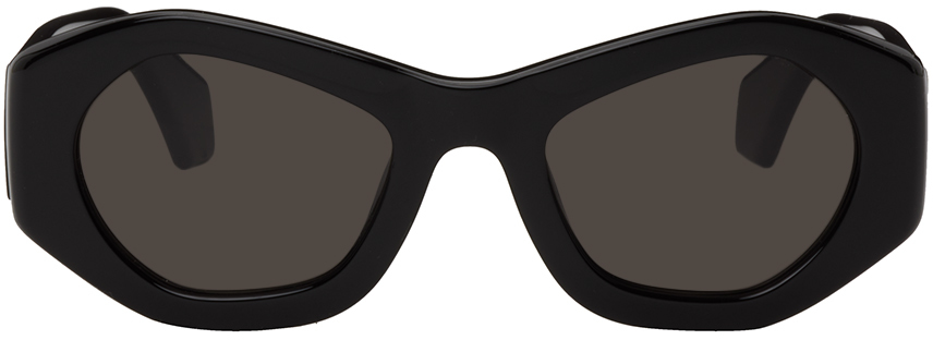 Ambush Pryzma Sunglasses In Black Dark Grey