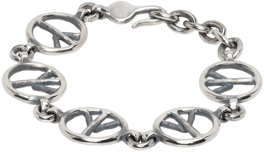 Silver Peace Bracelet