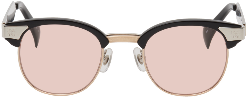 Needles Black Matsuda Edition Papillon Sunglasses In Cafe Pink | ModeSens