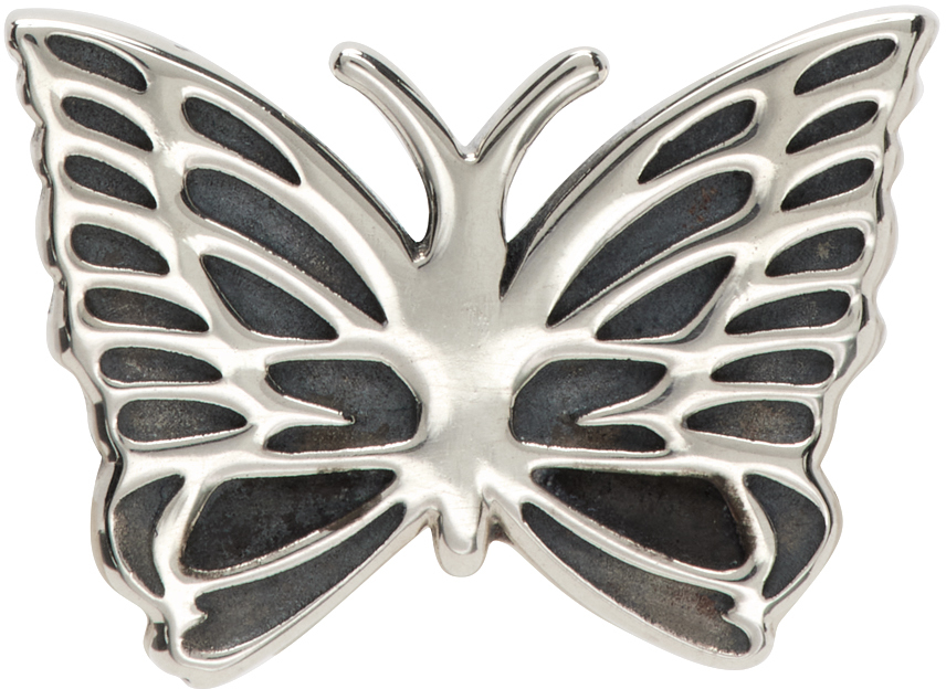 NEEDLES Silver Butterfly Pin