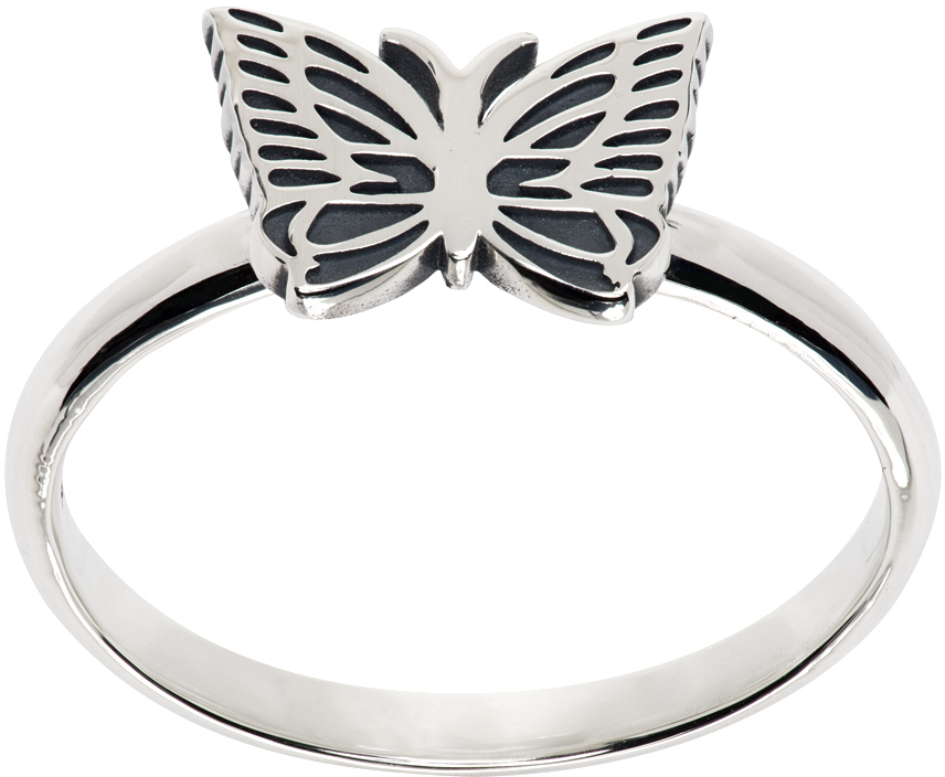 NEEDLES Silver Papillon Ring - Yahoo Shopping