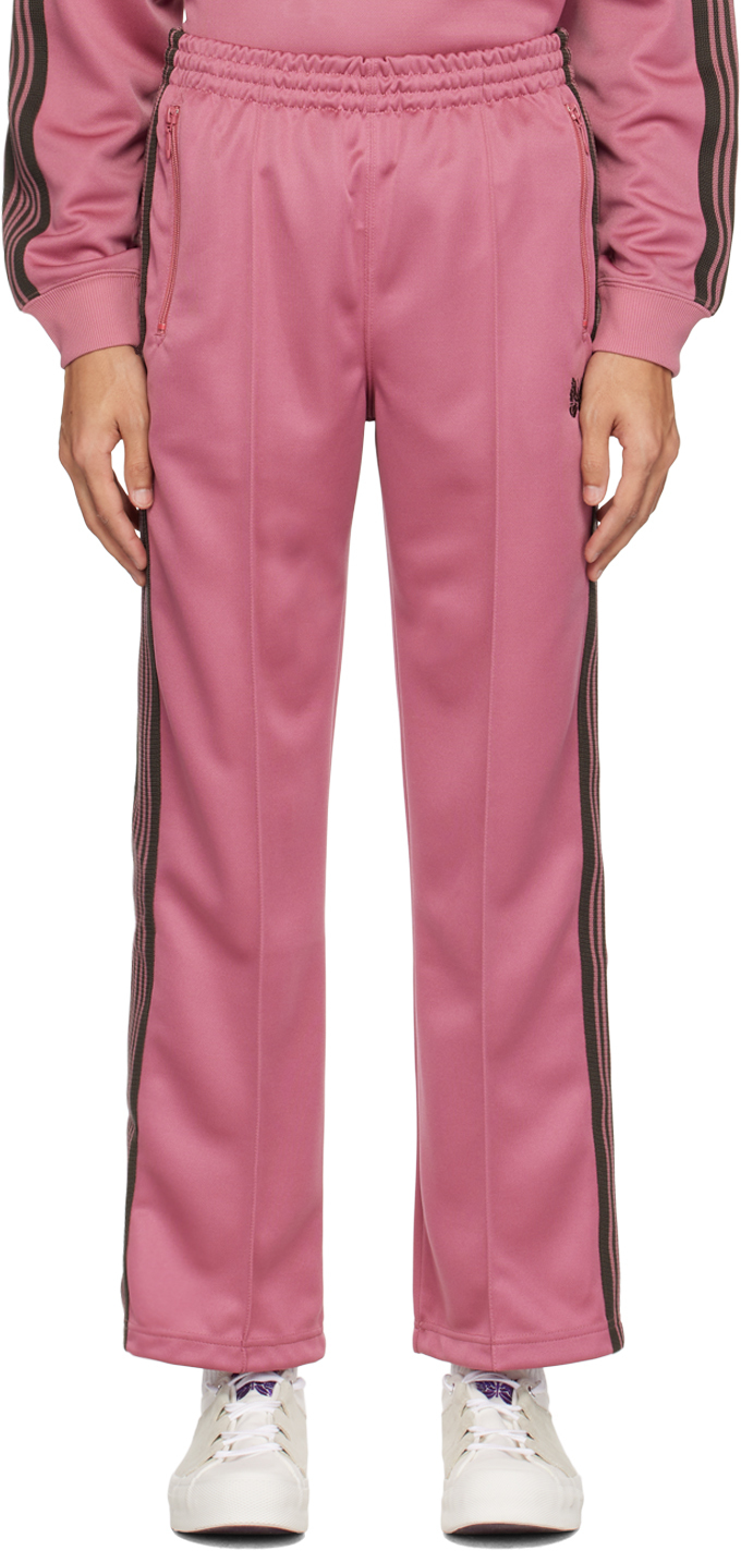 Pink track online pants