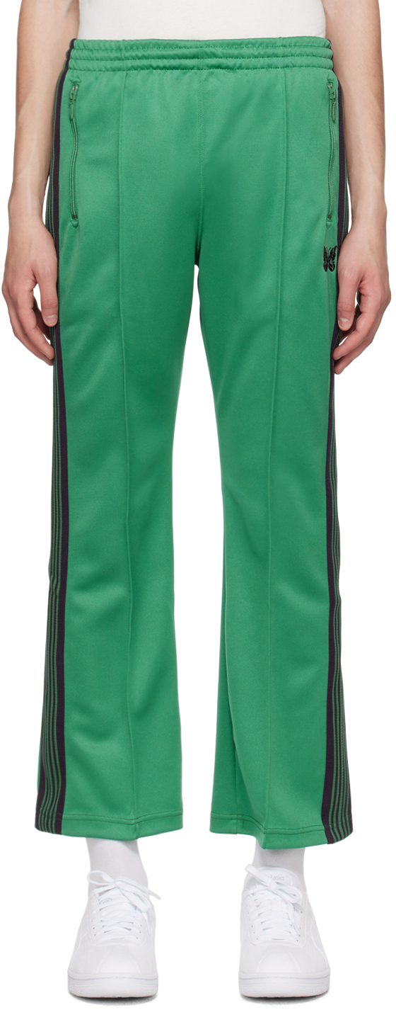 NEEDLES Green Pinched Seams Track Pants SSENSE