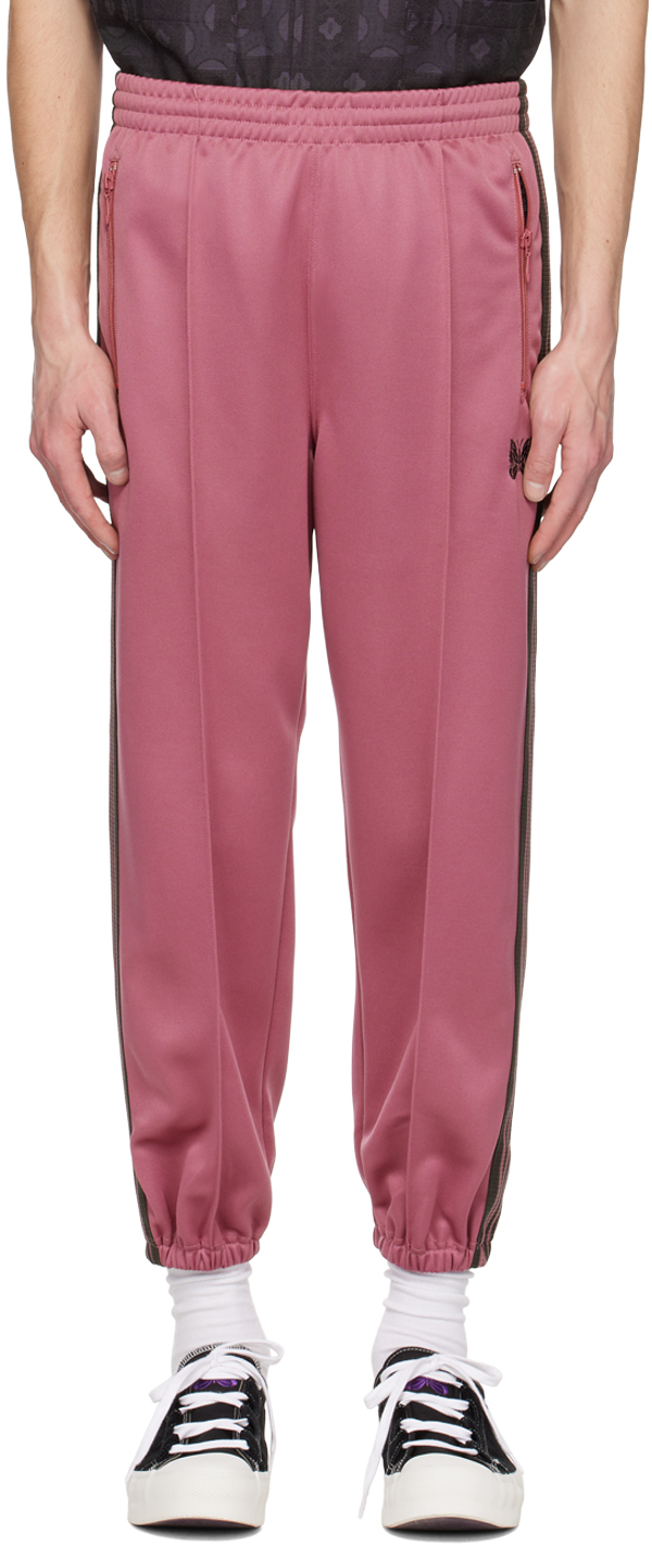 Pink Zipped Track Sweatpants by NEEDLES on Sale