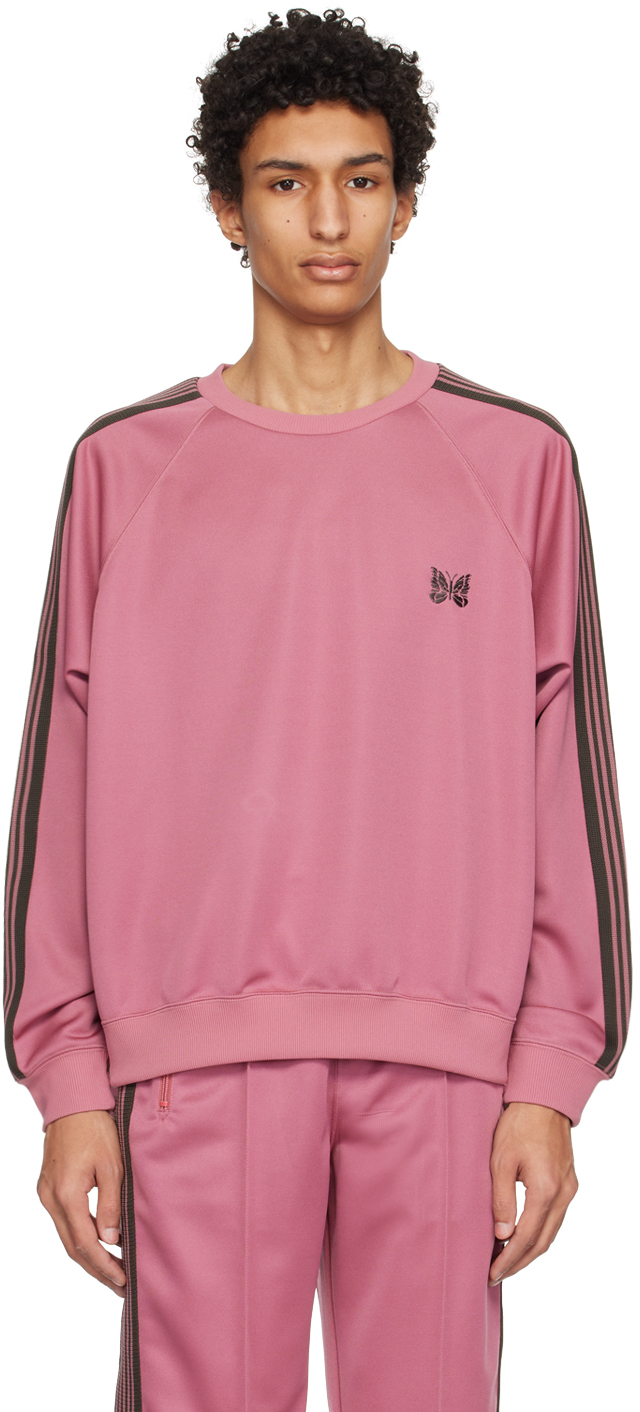 NEEDLES: ピンク クルーネック スウェットシャツ | SSENSE 日本