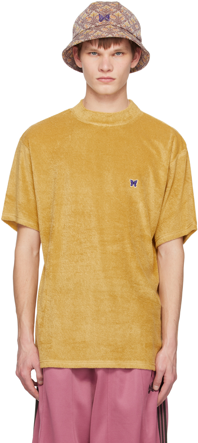 Needles Yellow Mock Neck T-shirt