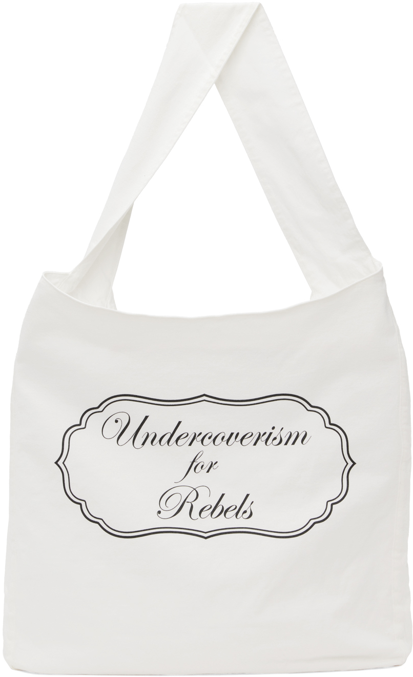 Undercoverism White Logo Bag In Off White