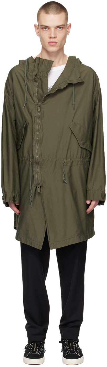 Manteau kaki ceinturé - Cozette Lille