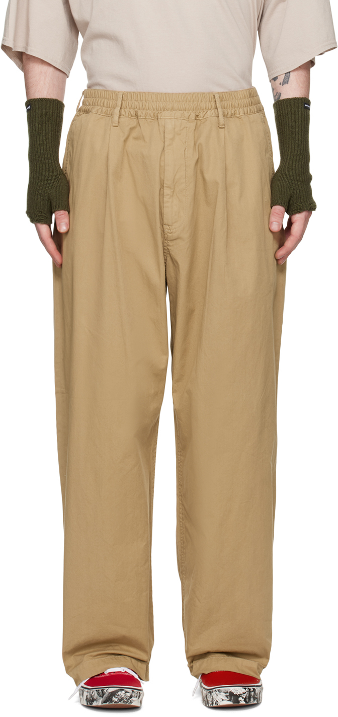 Undercoverism Beige Patch Pocket Trousers