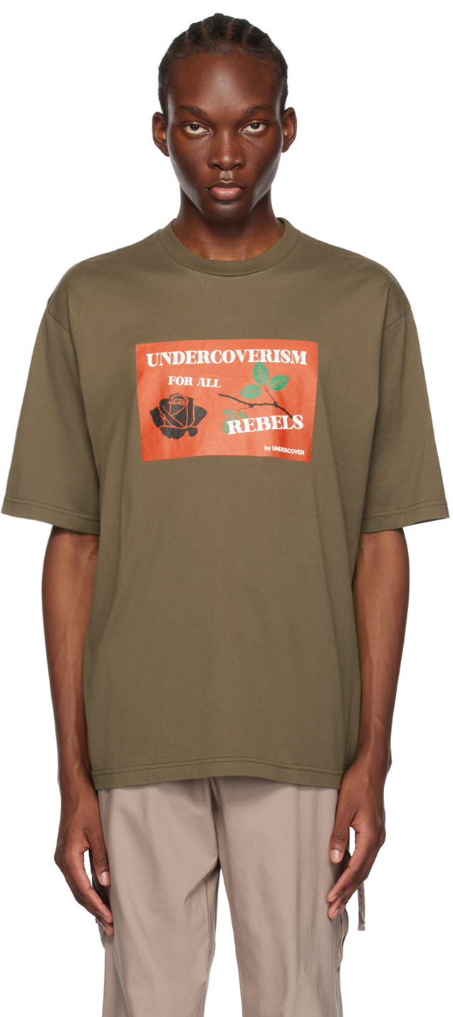 Undercoverism Brown Graphic T-shirt
