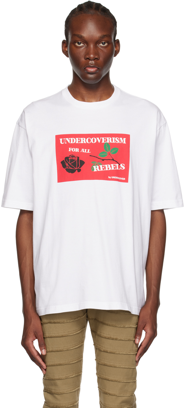 【関税込み】Undercoverism ホワイト グラフィックTシャツ Levi's x UNDERCOVER – Short-Sleeve Tee