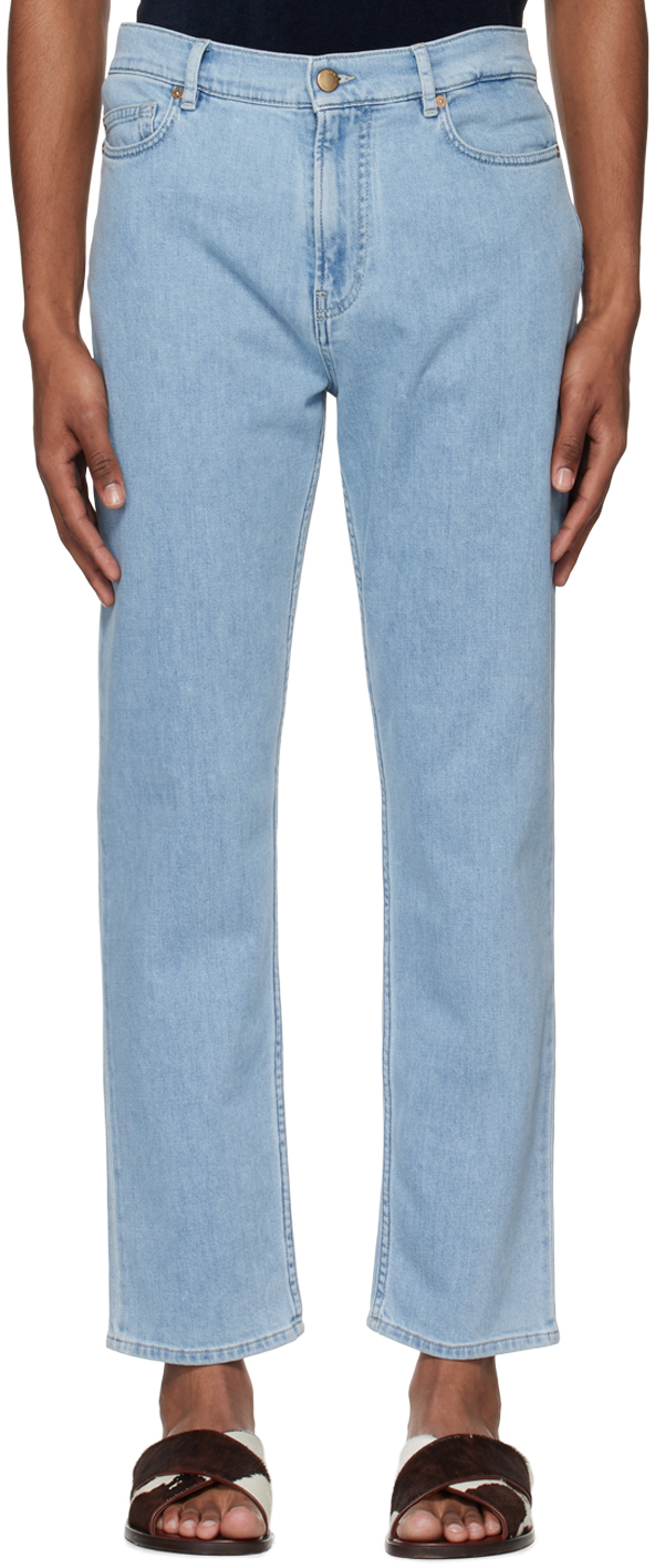 Agnona Blue Five-Pocket Jeans