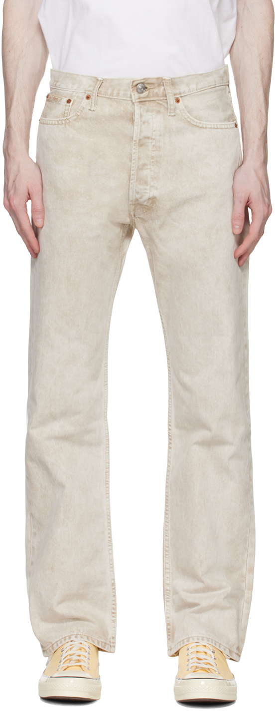 Calvin Klein: Beige Standards Jeans | SSENSE