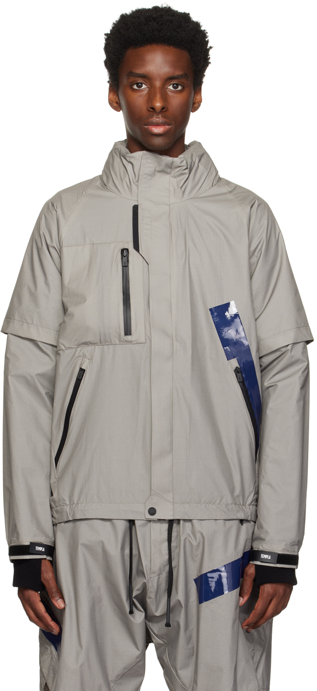 Templa Layered 2l Jacket In Grey