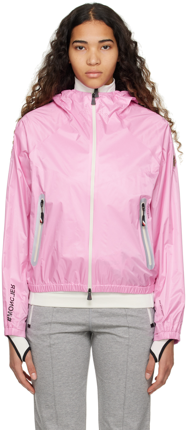 Moncler Grenoble Crozet Bomber Jacket In Pink